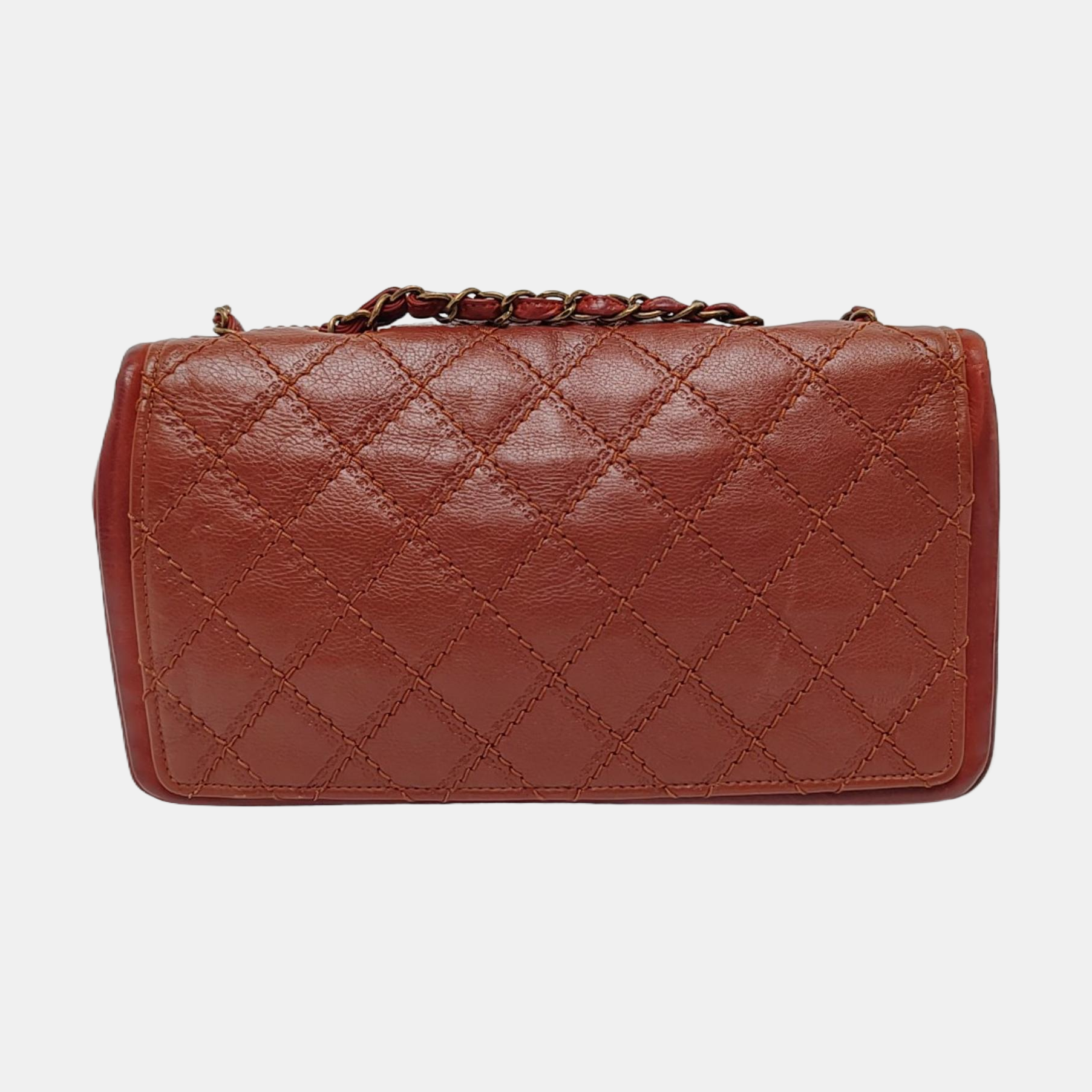 Quilted Calfskin Red