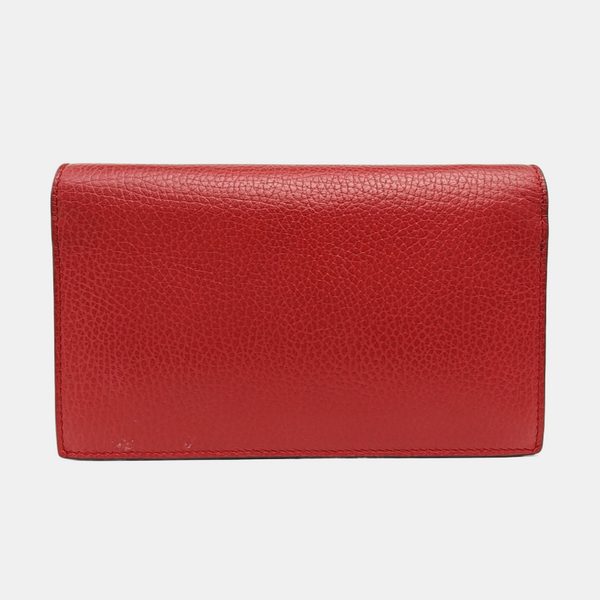 GG Marmont Super Mini Calfskin Red