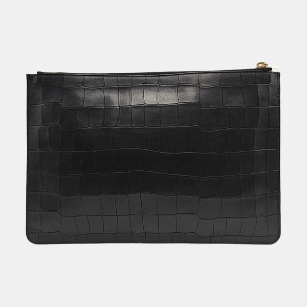 Calfskin Clutch Black