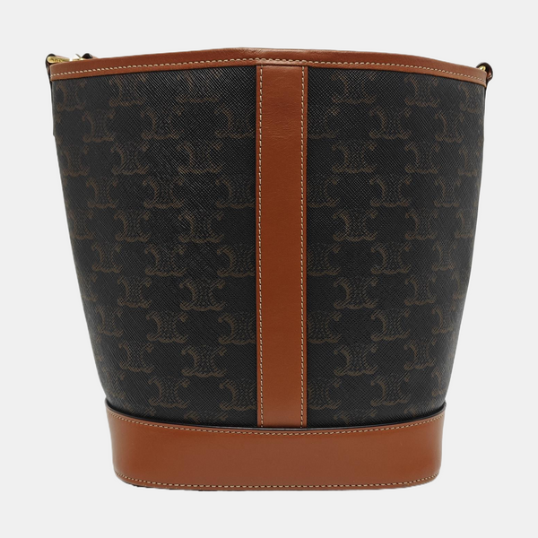 TRIOMPHE CANVAS Small Coated Canvas Brown