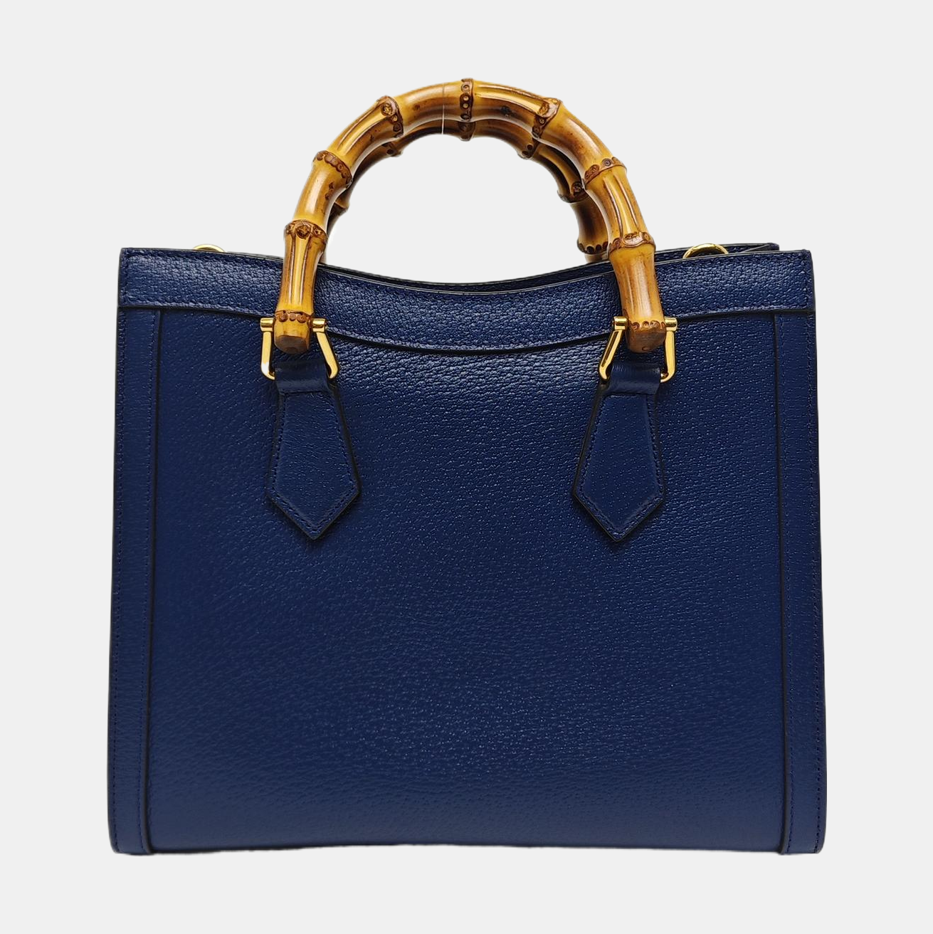Authenticated pre-owned  Diana Small Calfskin Blue - Tote Bag at Looply