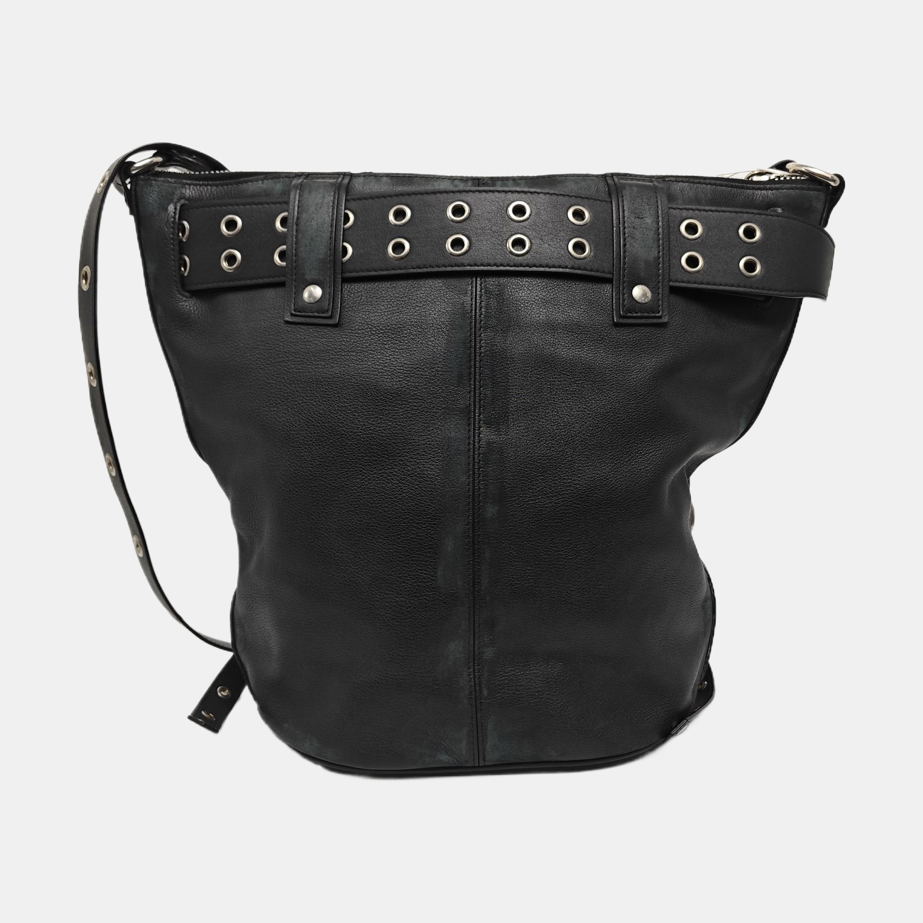 Calfskin Shoulder Bag Black