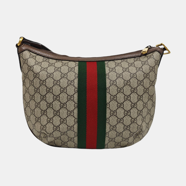 Authenticated pre-owned  Ophidia Small Monogram Coated Canvas Beige - Shoulder Bag at Looply