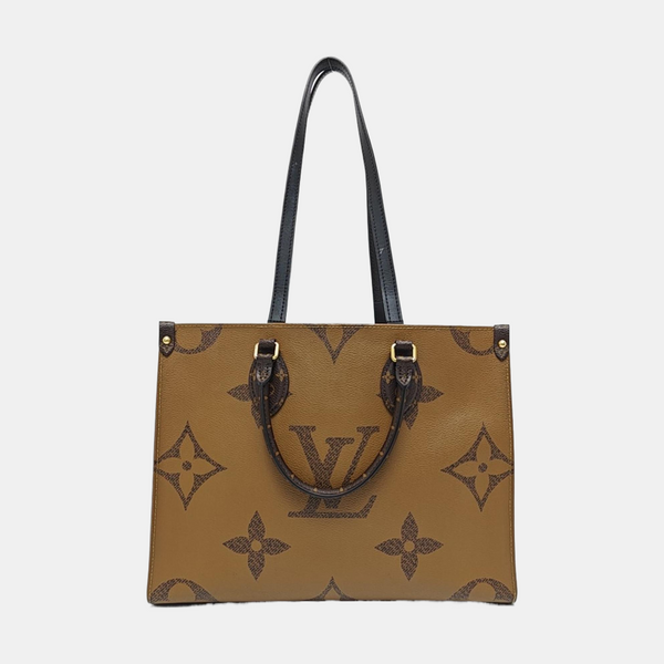ONTHEGO MM Monogram Coated Canvas Brown