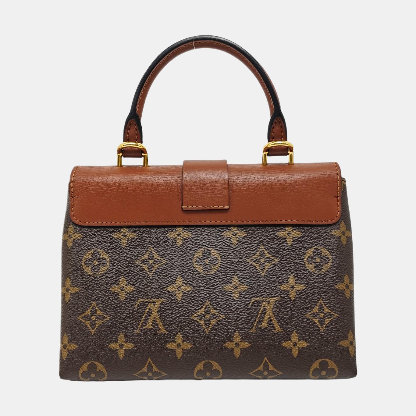 LOCKY BB Monogram Coated Canvas Brown