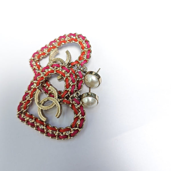 Metal Gold Stud Earrings