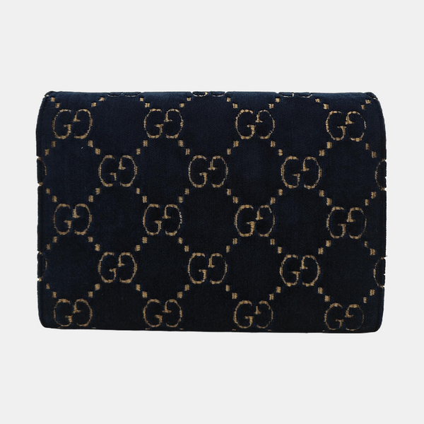 Dionysus Mini Monogram Velvet Blue