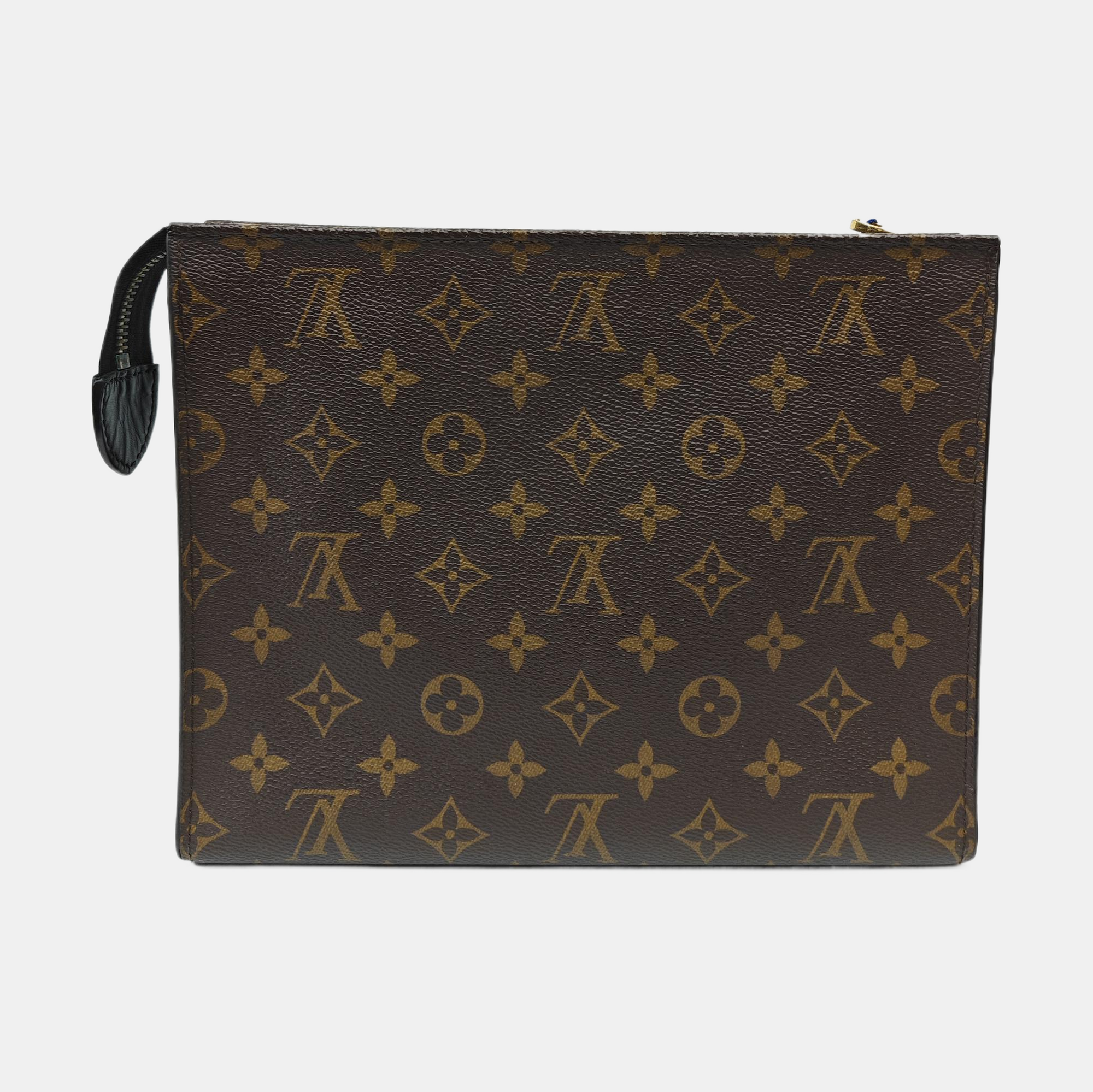 TOILET POCKET 26 Monogram Coated Canvas Brown