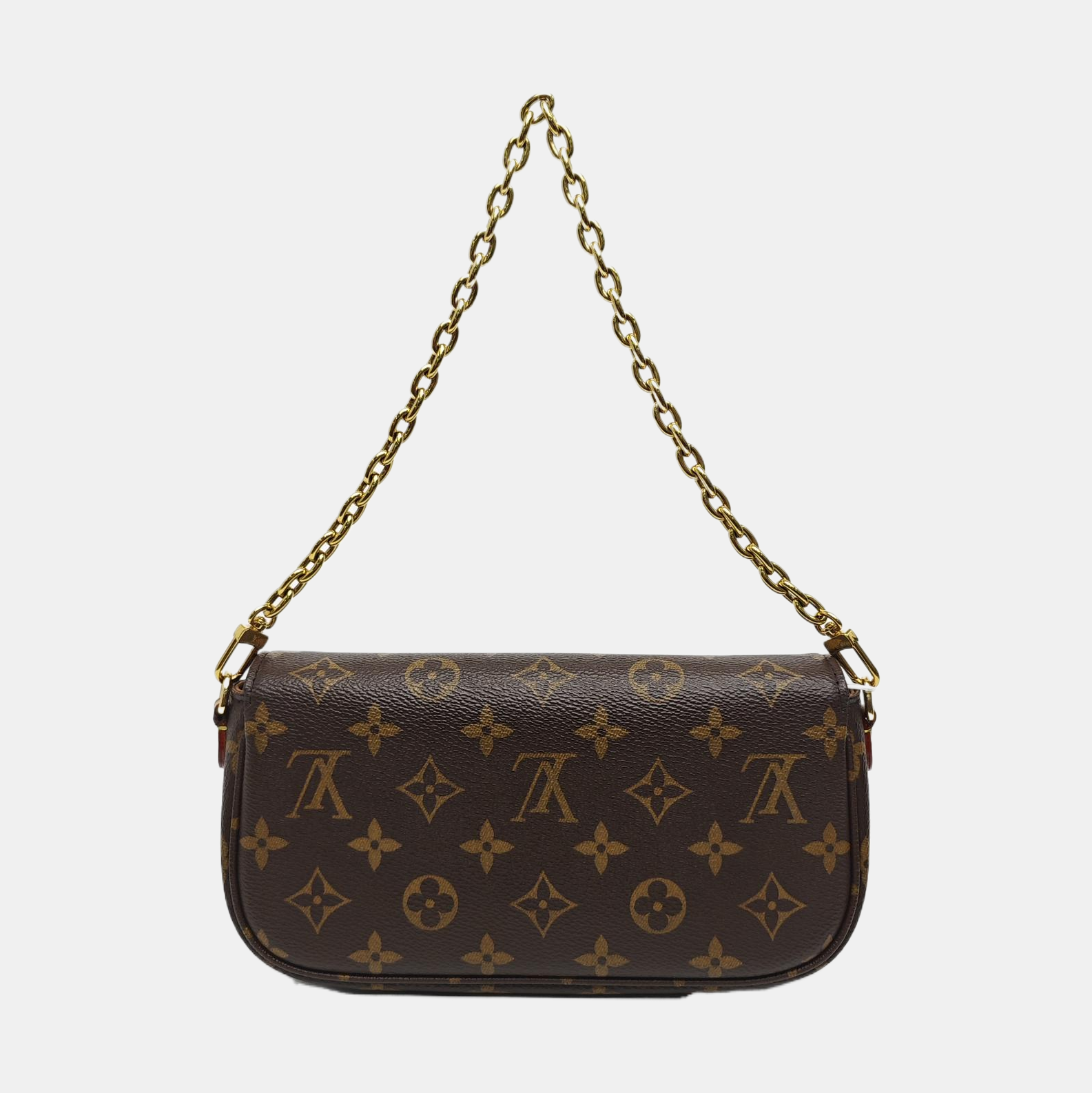 IVY Monogram Coated Canvas Brown