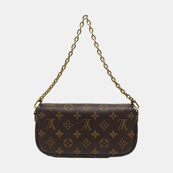 IVY Monogram Coated Canvas Brown