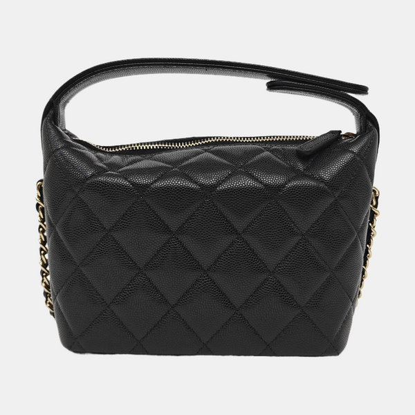 HOBO Quilted Grained Calfskin Black