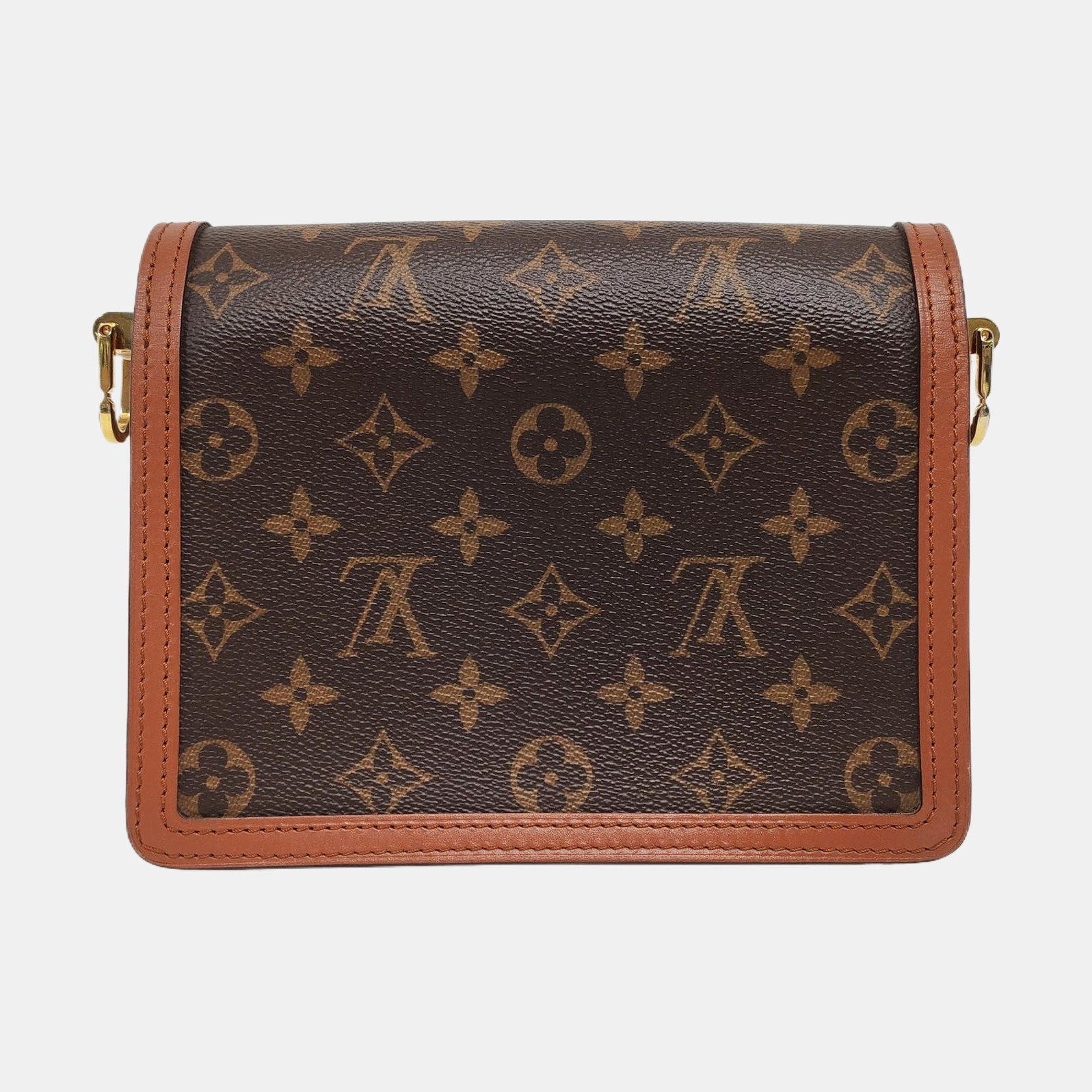 DAUPHINE Mini Monogram Coated Canvas Brown