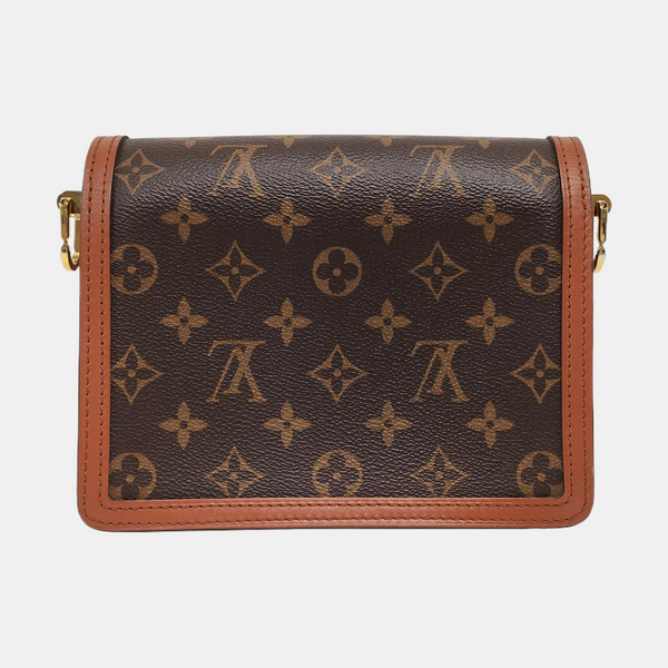 DAUPHINE Mini Monogram Coated Canvas Brown