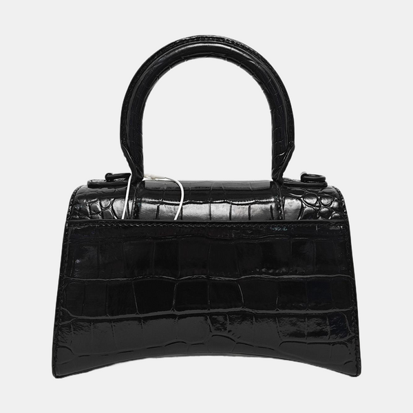 Hourglass Small Calfskin Black