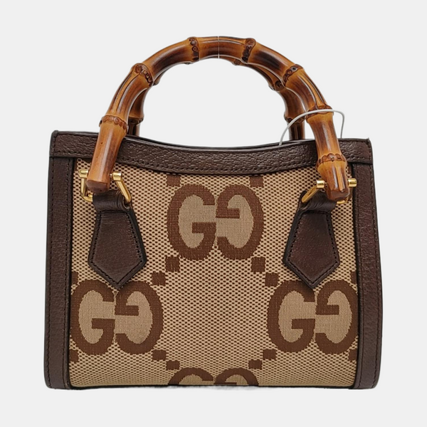 Diana Mini Monogram Canvas Beige