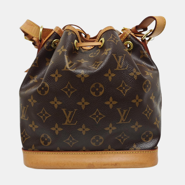 NOÉ BB Monogram Coated Canvas Brown