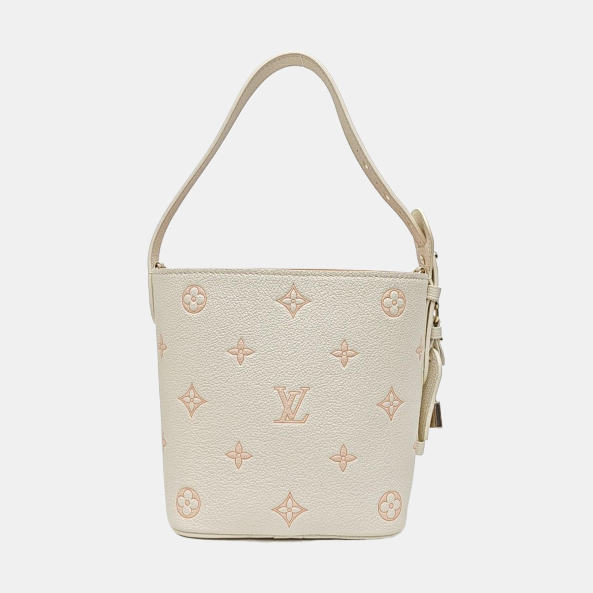 ALL IN BB Monogram Calfskin White