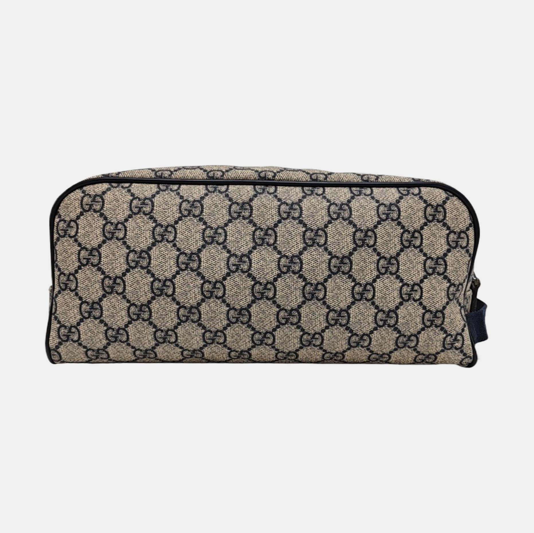 Monogram Coated Canvas Clutch Black