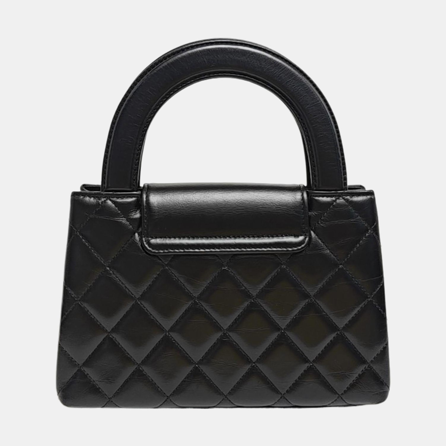 KELLY Mini Quilted Calfskin Black