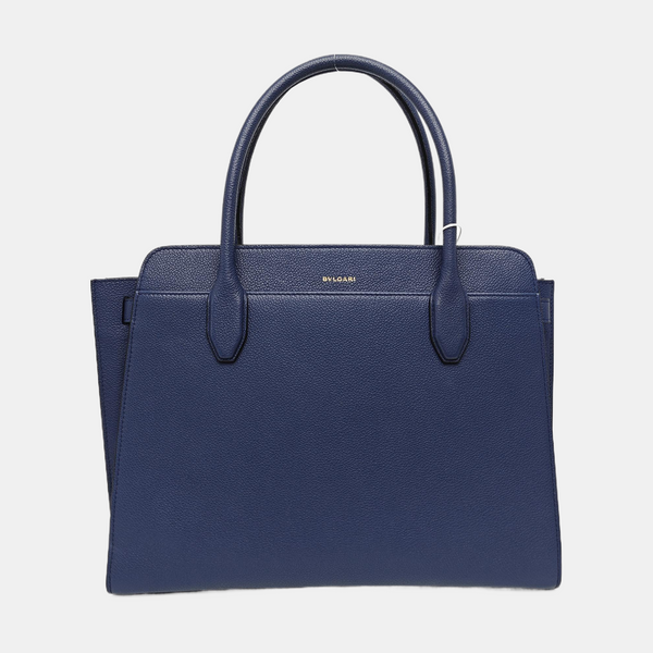 Calfskin Shoulder Bag Blue