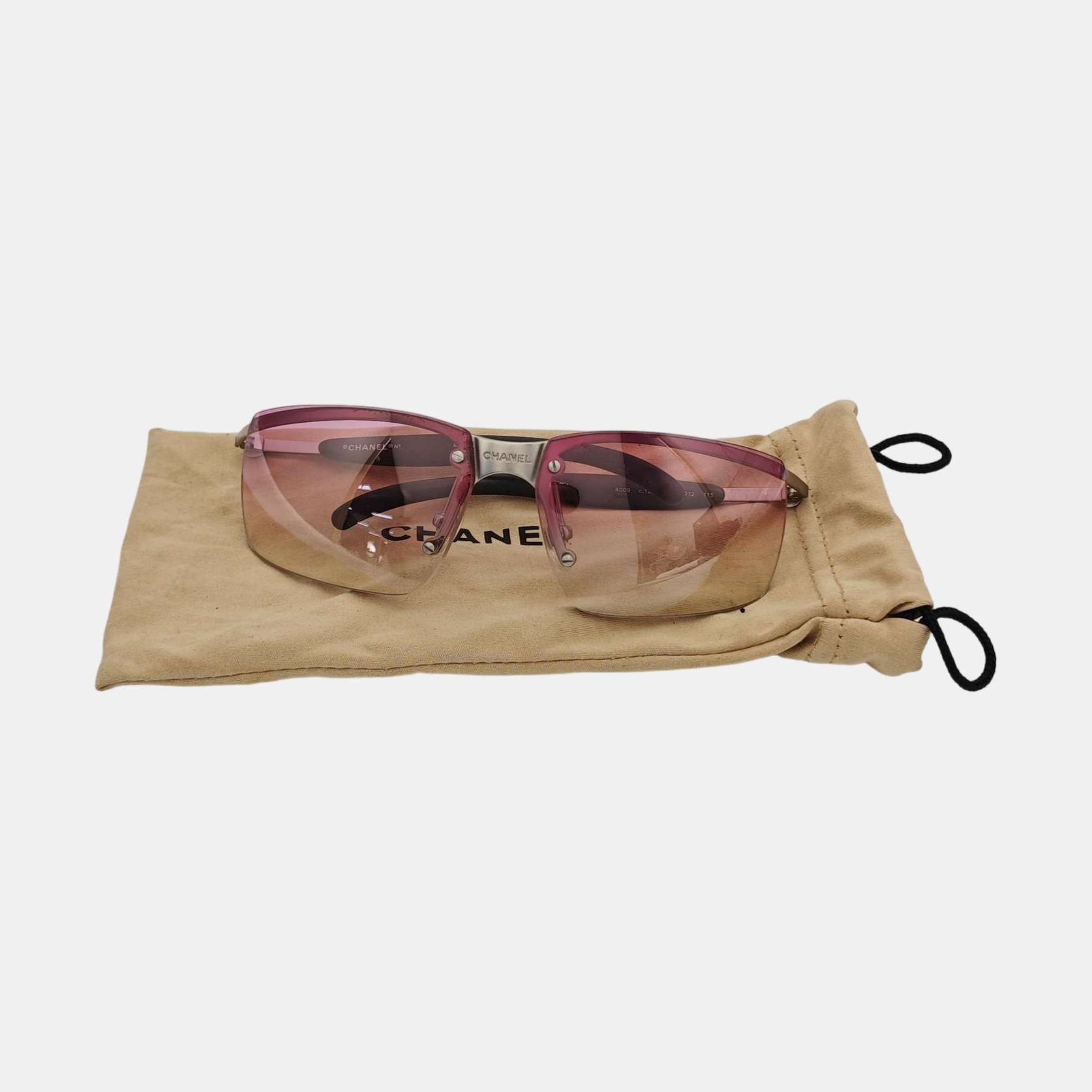 Metal Sunglasses Red