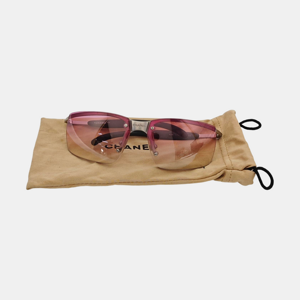 Metal Sunglasses Red