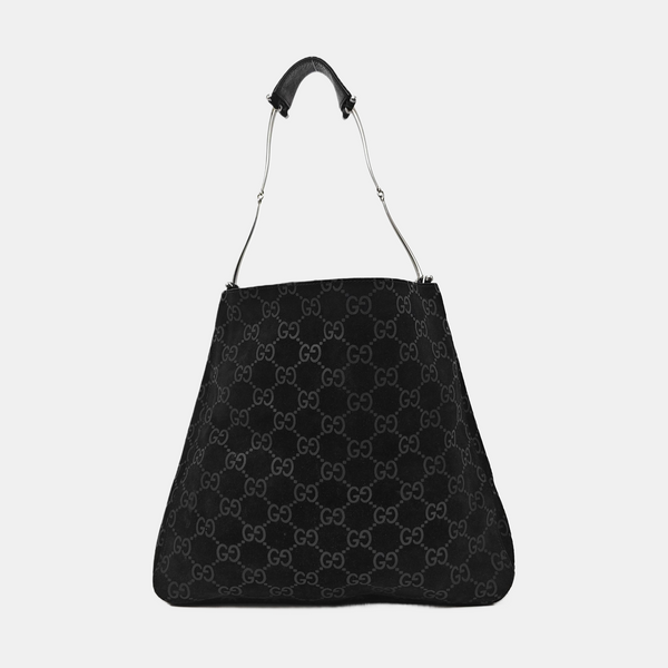 Suede Shoulder Bag Black