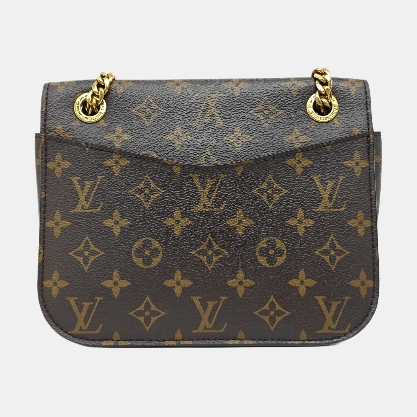 PASSY Monogram Coated Canvas Brown