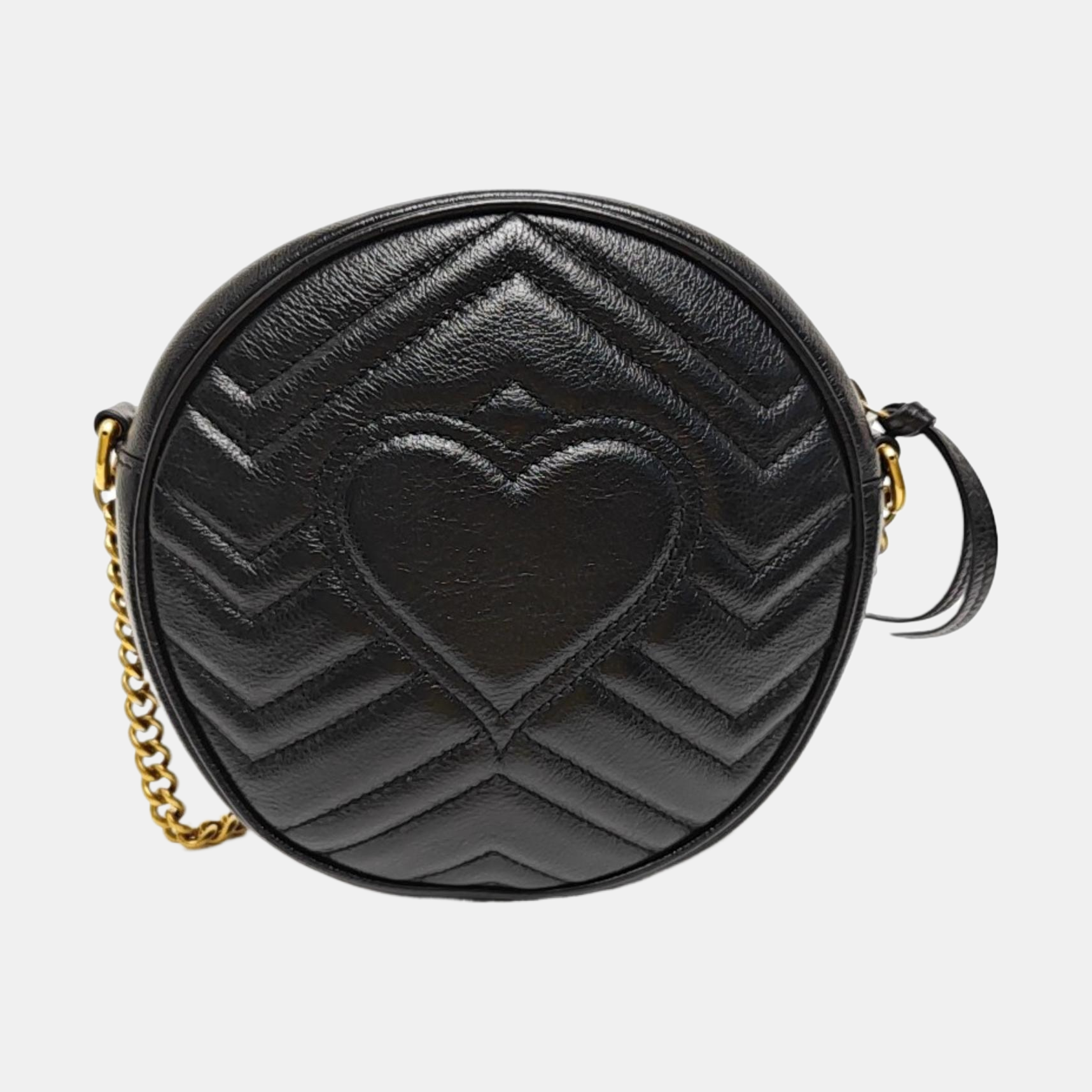 GG Marmont Mini Quilted Calfskin Black