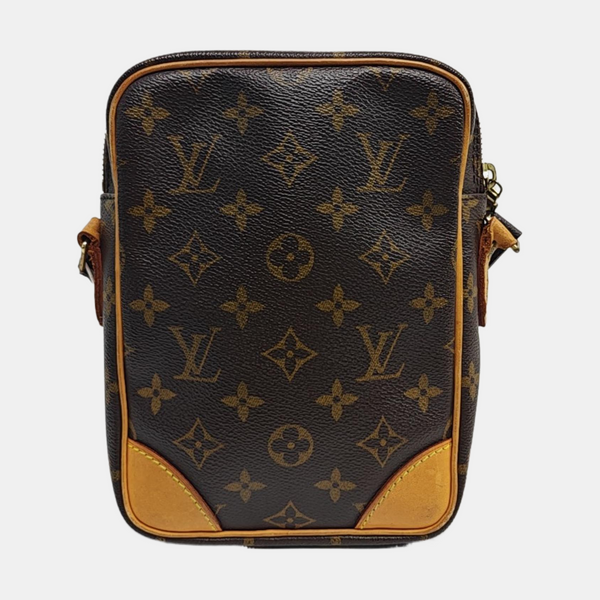 AMAZON Monogram Coated Canvas Brown