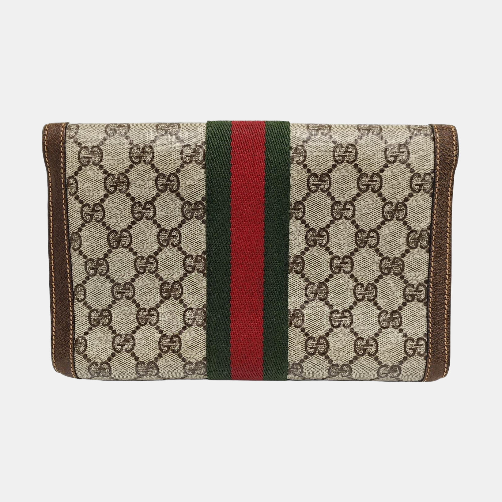 Ophidia Small Monogram Coated Canvas Beige