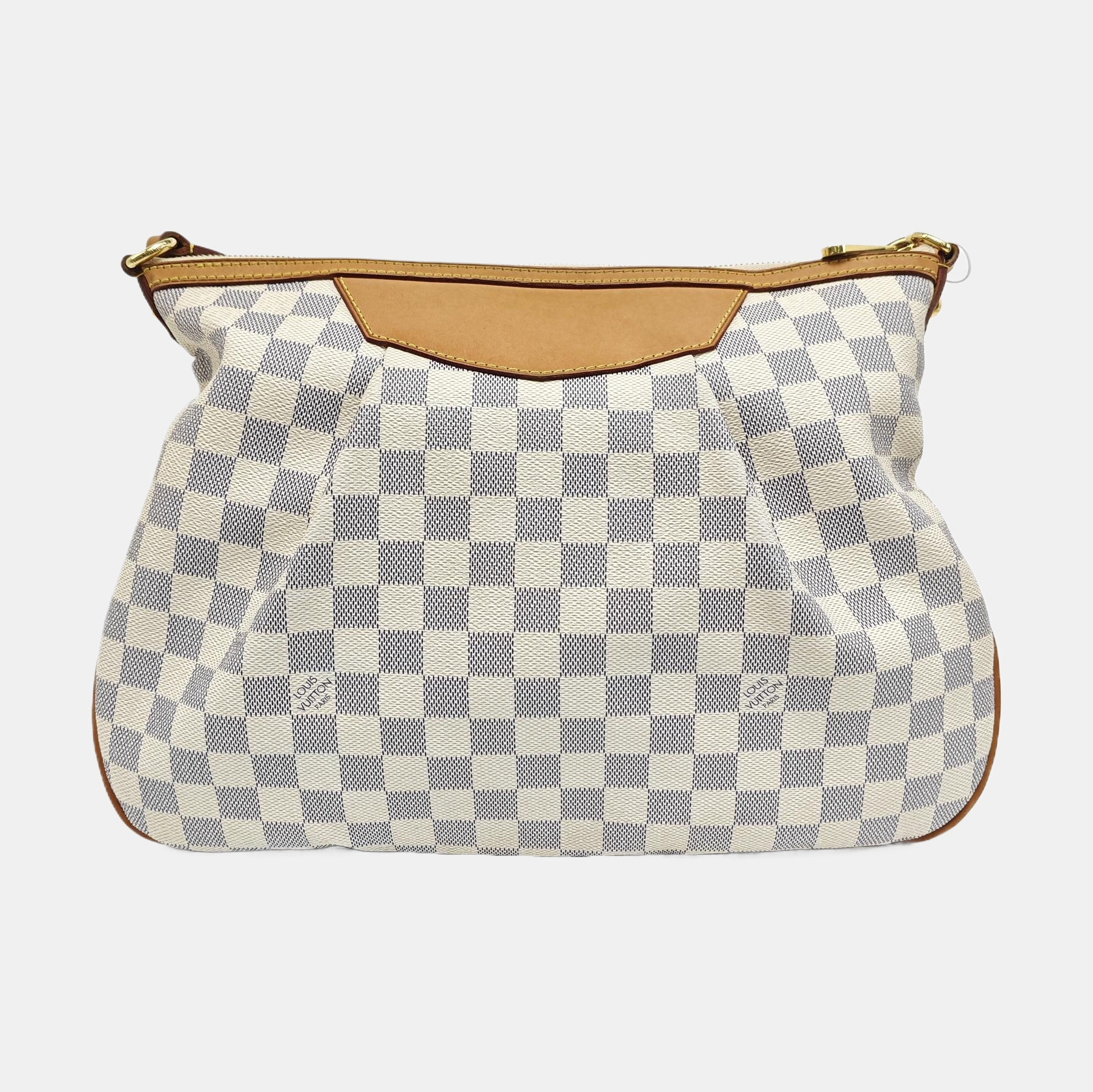 SIRACUSA MM Damier Azur Coated Canvas White