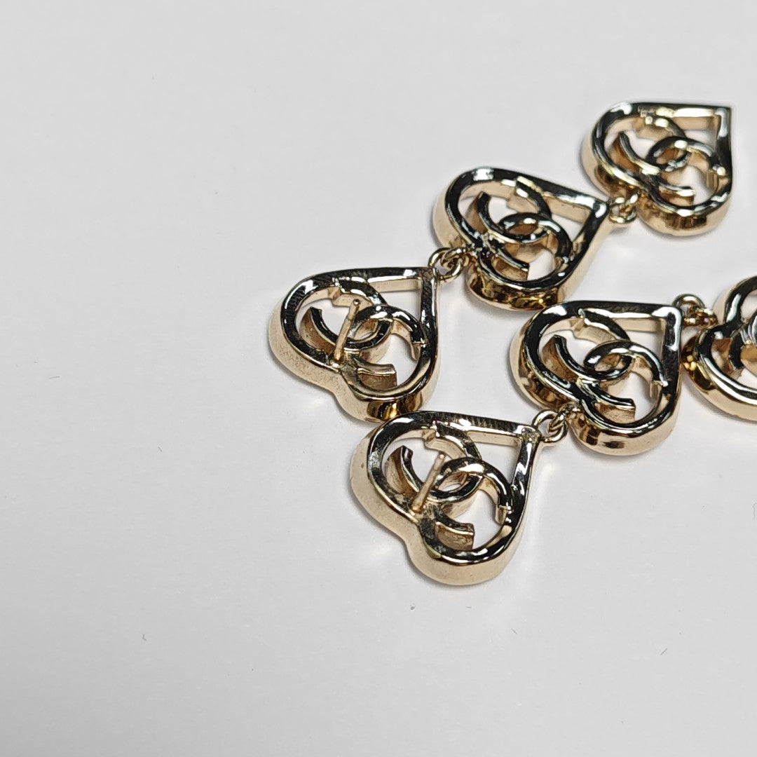 Metal Gold Stud Earrings