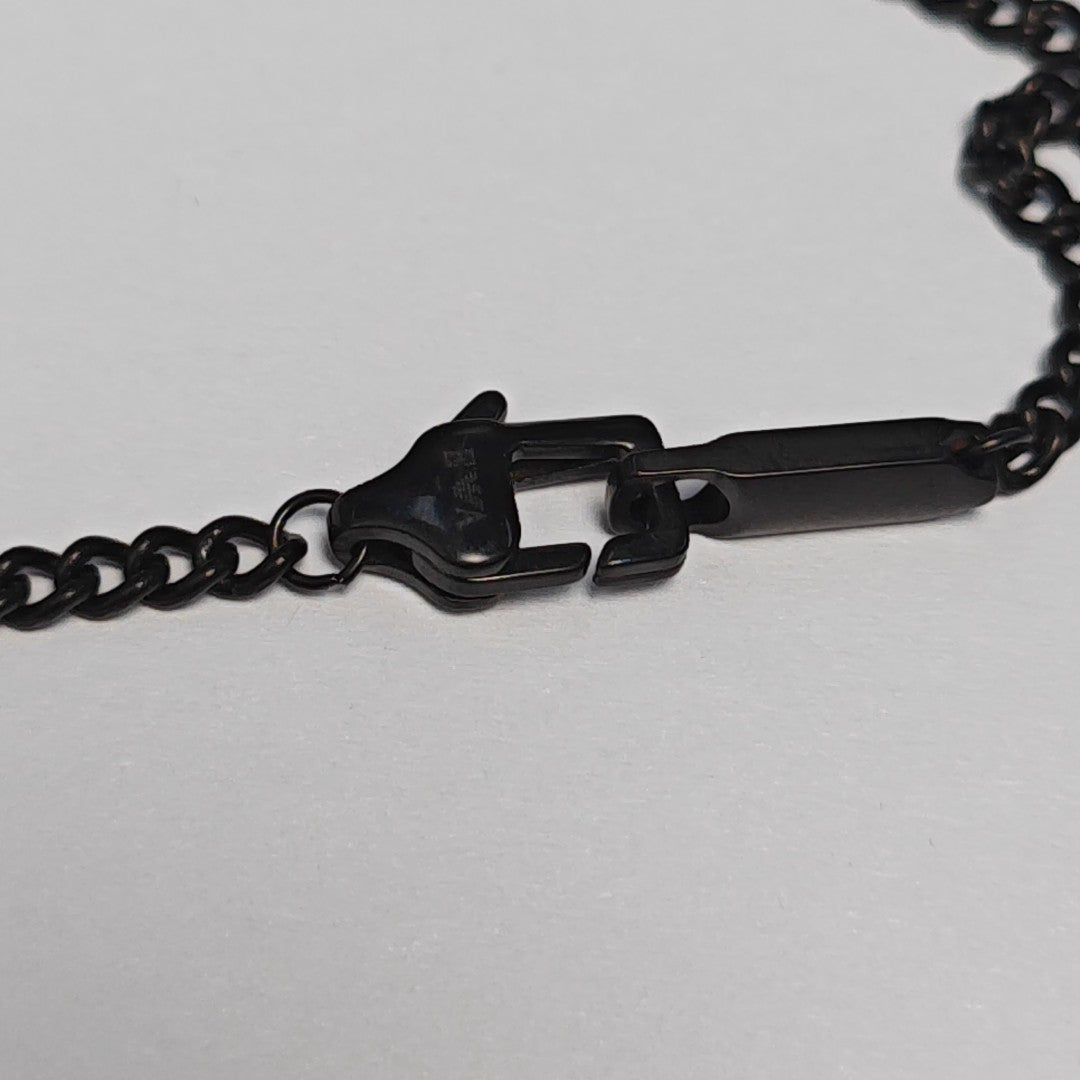 Stainless Steel Black Necklace