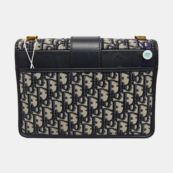 30 Montaigne Oblique Canvas Blue