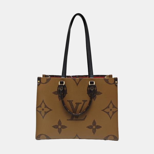 ONTHEGO MM Monogram Coated Canvas Brown