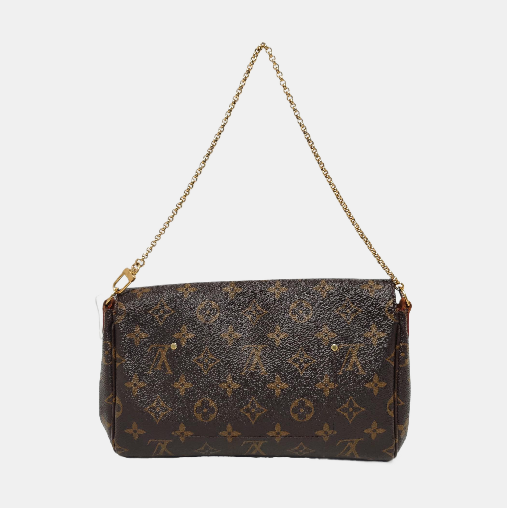 FAVORITE PM Monogram Coated Canvas Brown