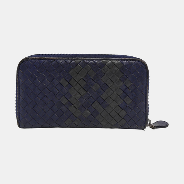 Lambskin Wallet Blue