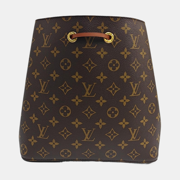 NÉONOÉ MM Monogram Coated Canvas Brown