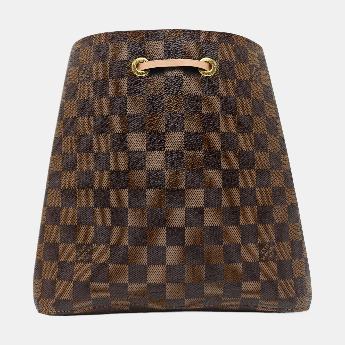 NÉONOÉ MM Damier Ebene Coated Canvas Brown