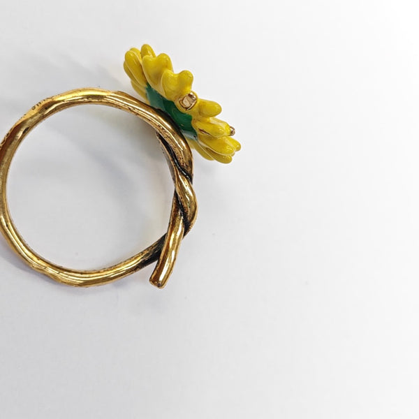 Metal Gold Ring EU 61