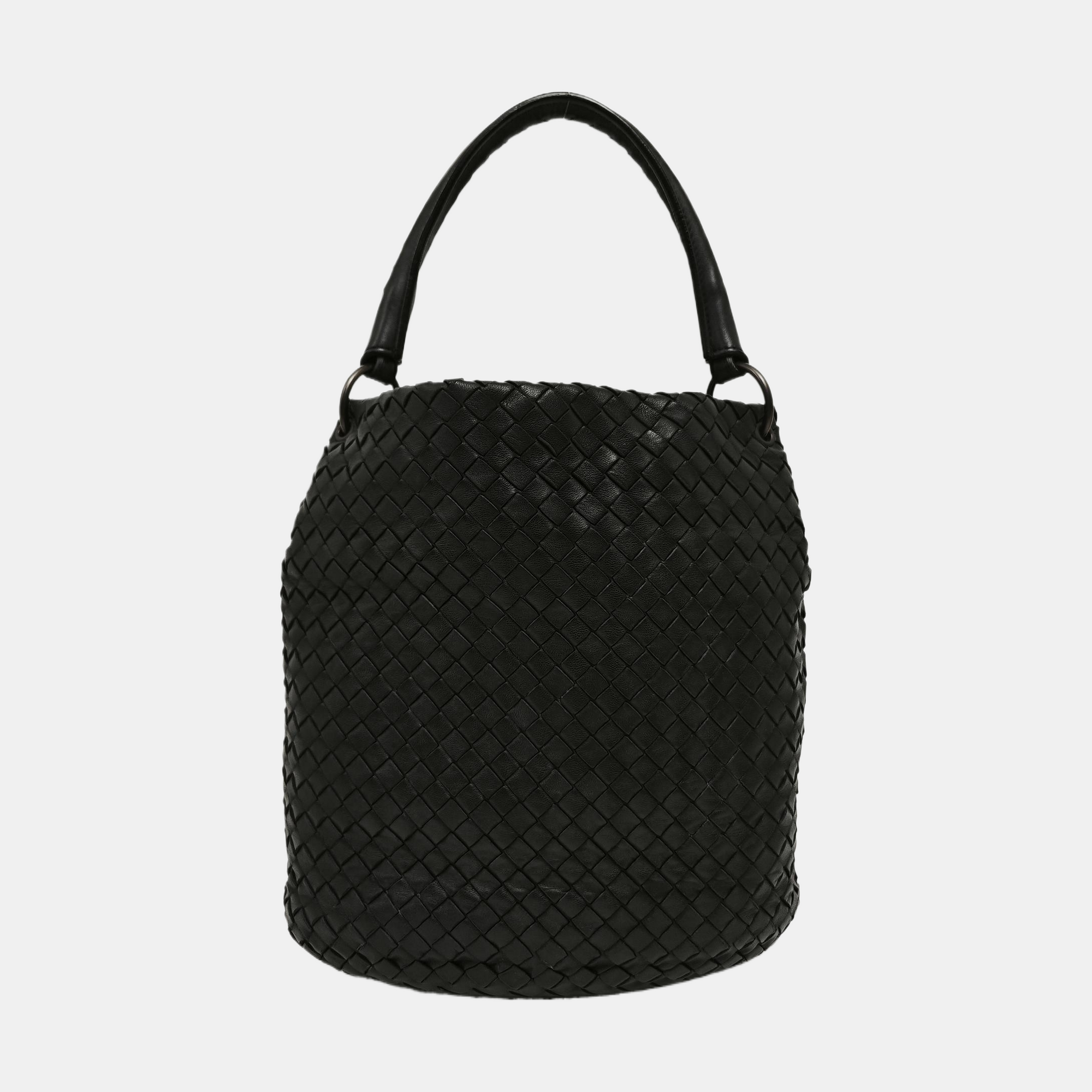 Lambskin Bucket Bag Blue