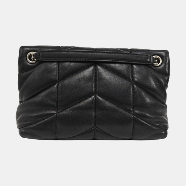 PUFFER Small Quilted Lambskin Black