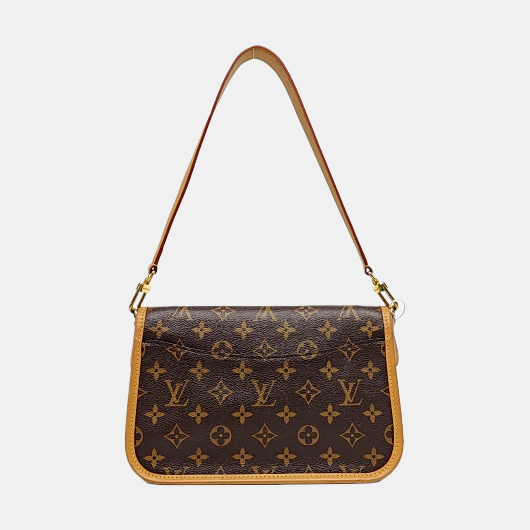 DIANE Monogram Coated Canvas Brown