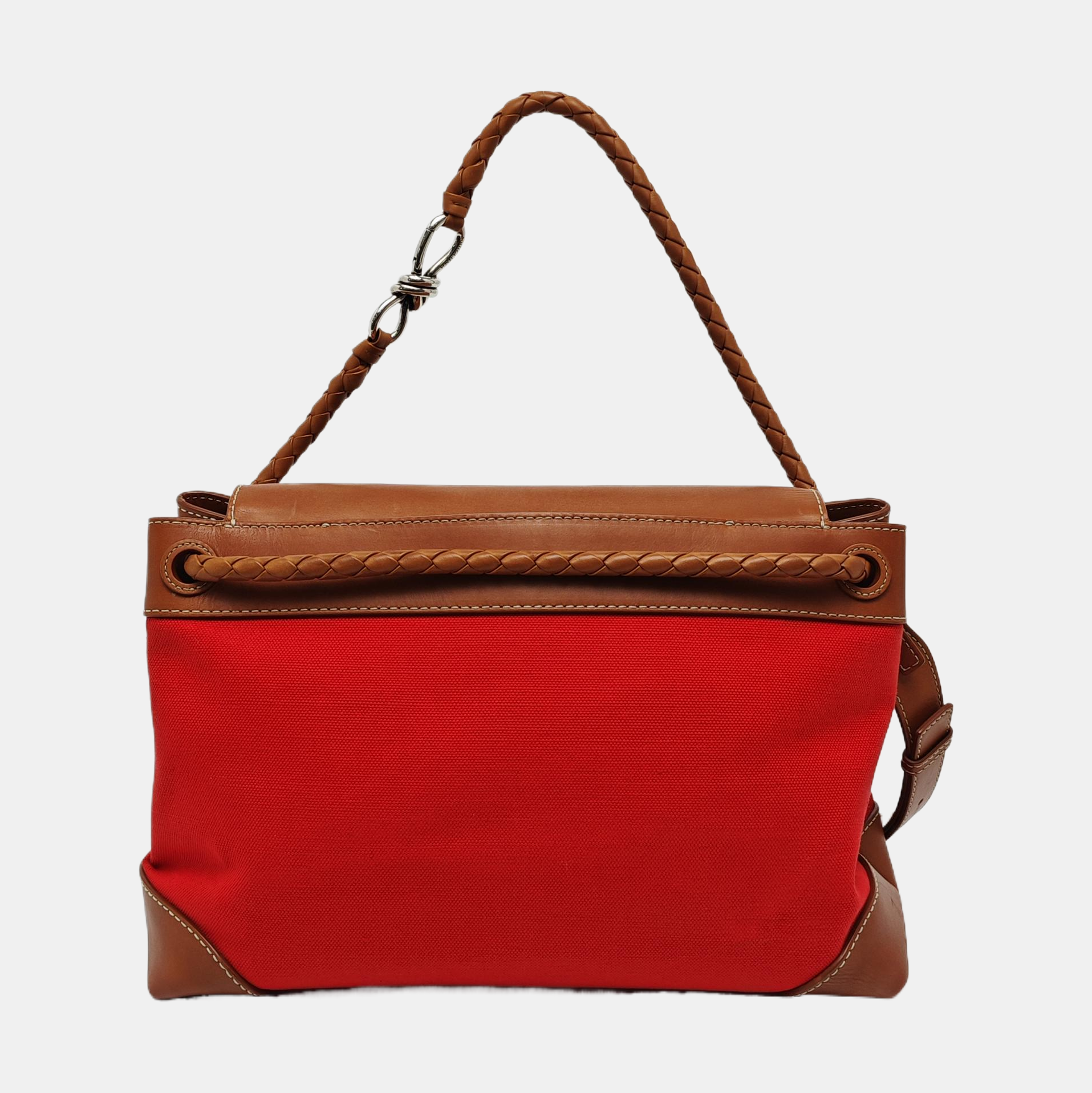 Canvas Shoulder Bag Red