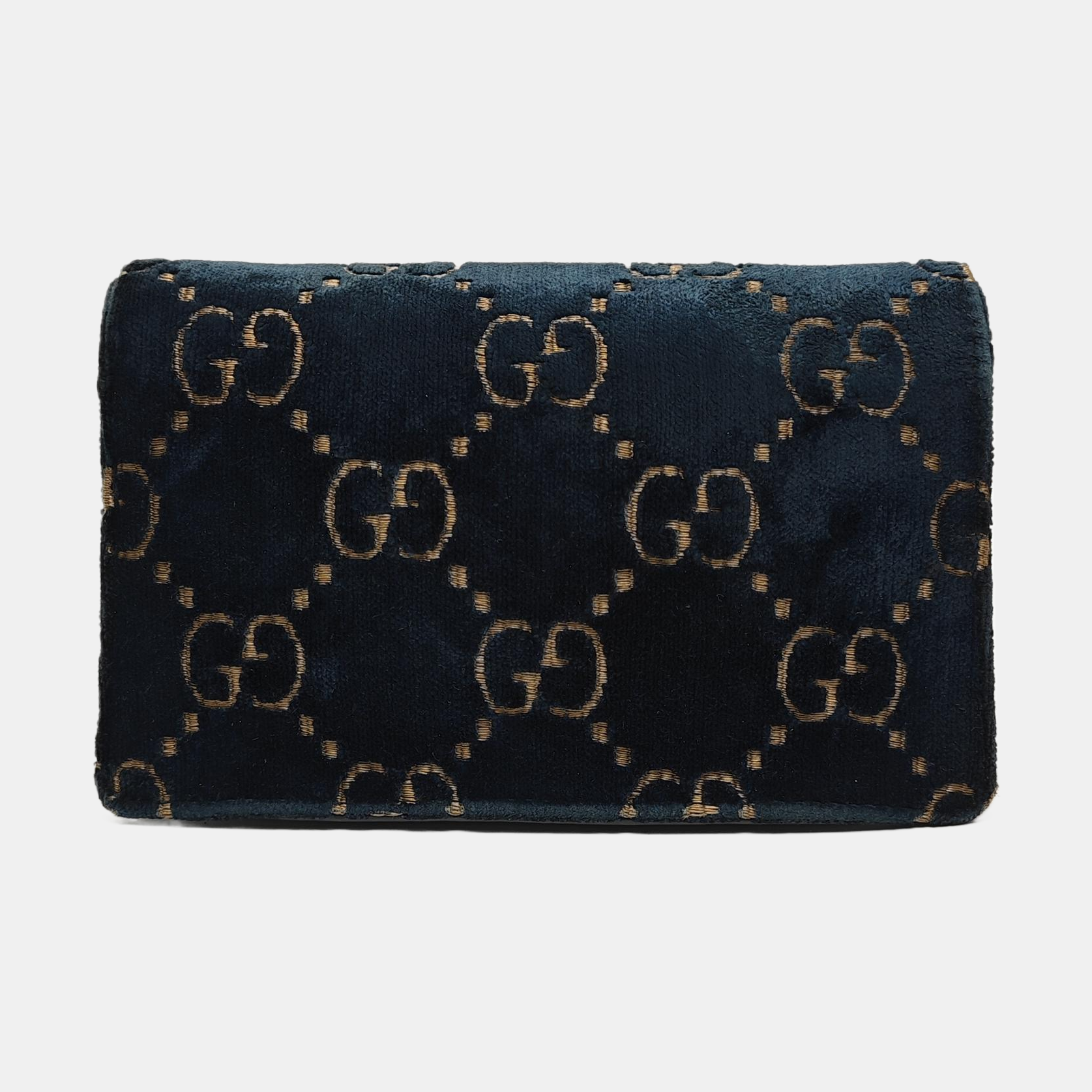 Dionysus Super Mini Monogram Velvet Blue