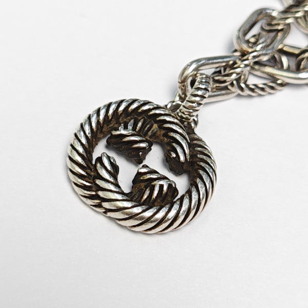 Interlocking G 925 Sterling Silver Bracelet