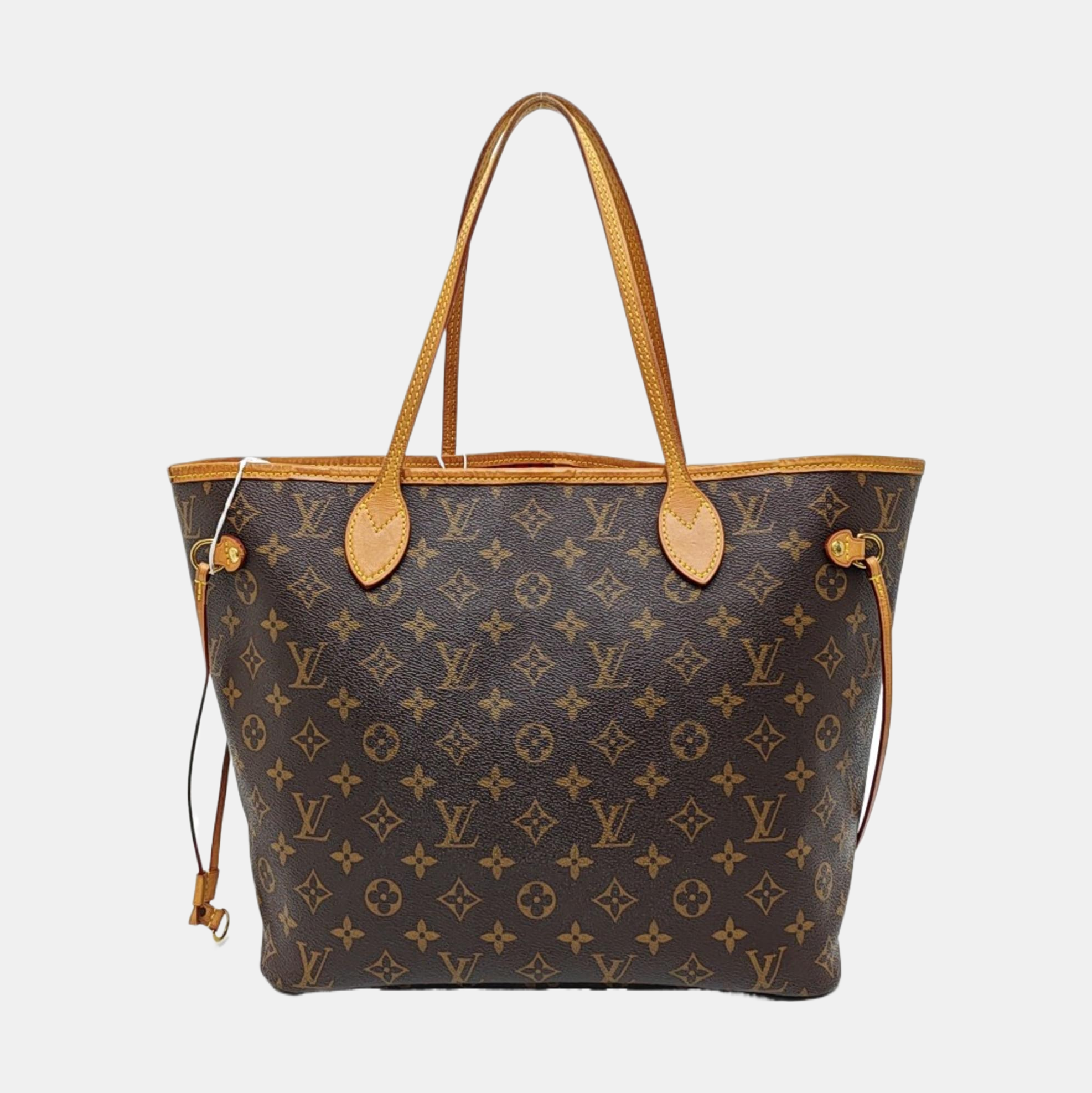 NEVERFULL MM Monogram Coated Canvas Brown