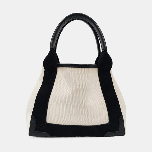 Navy Mini Canvas White