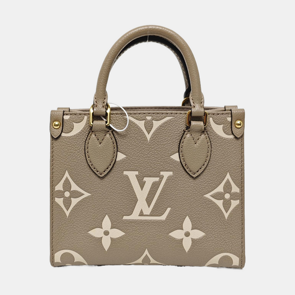 ONTHEGO BB Monogram Calfskin Gray